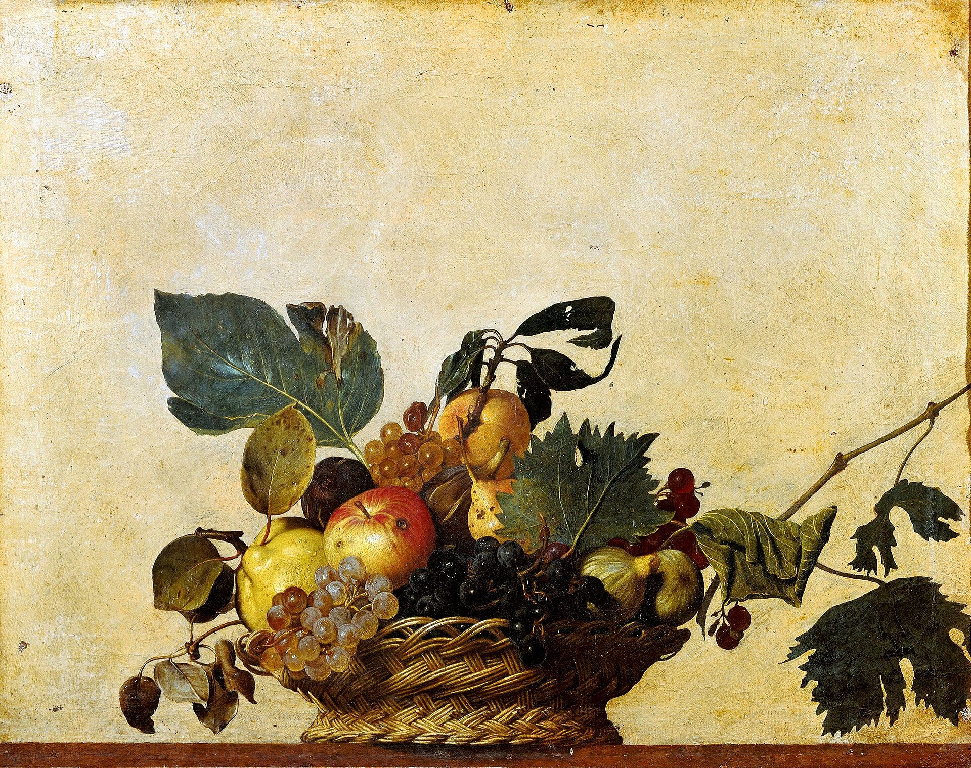 Der Früchtekorb von Caravaggio — Pinacoteca Ambrosiana, Mailand